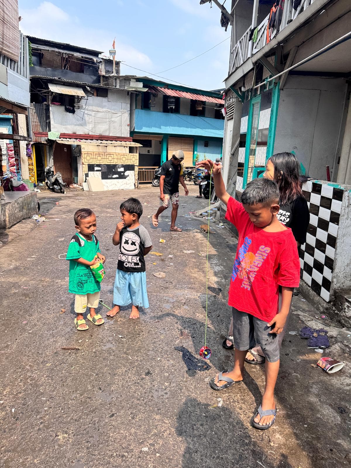 Jakarta kampung leven